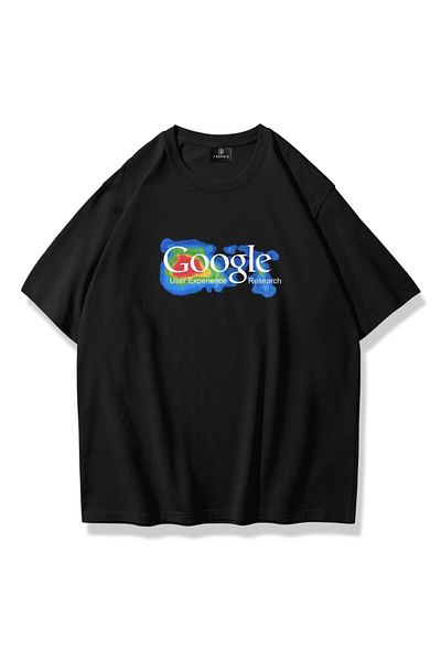 Trendiz Μαύρο μπλουζάκι Unisex Google Research
