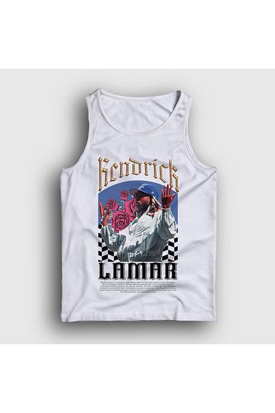 Presmono Tricou unisex cu trandafiri albi Kendrick Lamar 487160 tt
