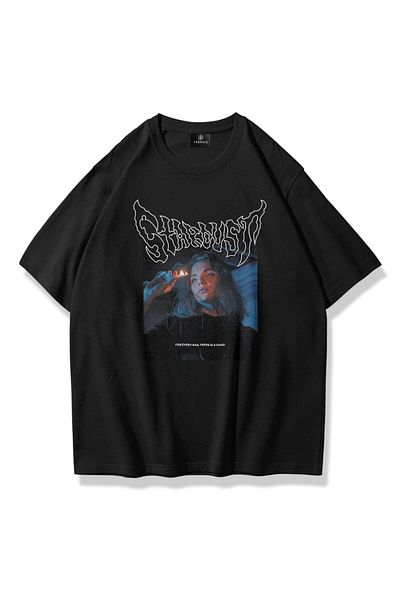 Trendiz Μαύρο μπλουζάκι Unisex Stardust