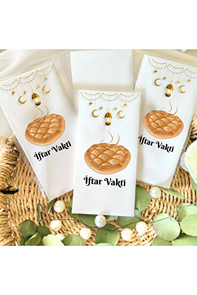 Lion Baskı ve Organizasyon İftar vakti temalı peçete 20'li