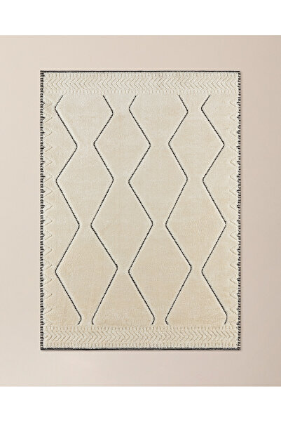Madame Coco Avril Halı - Krem - 160x230 Cm