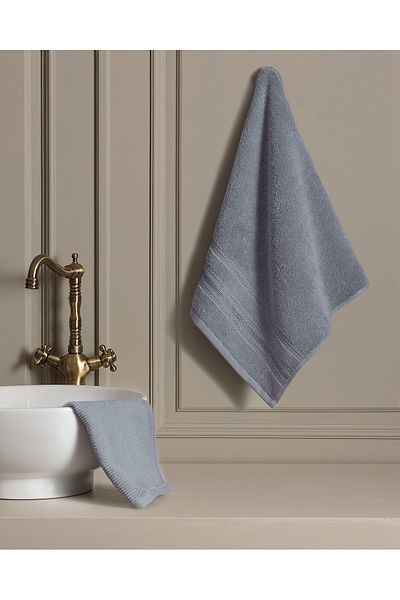 Madame Coco Joetta Face Towel - Navy Blue - 50X80 cm