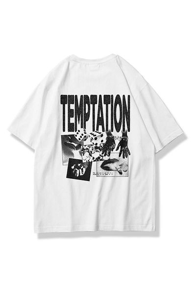 Trendiz Unisex Temptation Tshirt Λευκό