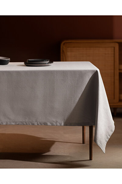 Madame Coco Gray Brume Tablecloth - 160x300 Cm