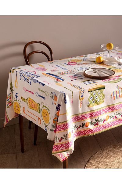 Madame Coco Stylish Polycotton Tablecloth
