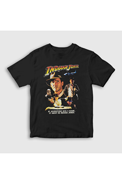 Presmono Indiana Jones unisex dečji T-shirt - crni, 486569tt