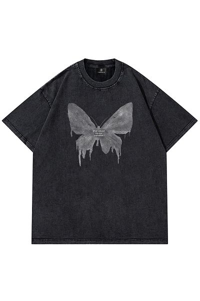 Trendiz Μπλουζάκι Fly Zone Unisex Anthracite που πλένεται