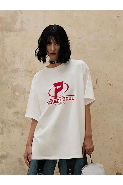 Trendiz Unisex Person Soul Tshirt Λευκό