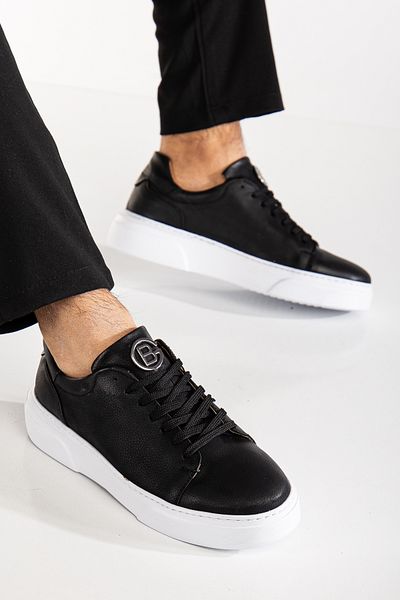 Sanvio Tarzkar Men's Black Casual Flexible Comfortable Stitched Lightweight Eva Sole Walking Guaranteed Sports Shoes Sneakers