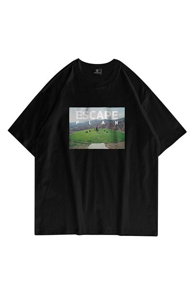 Trendiz Μαύρο μπλουζάκι Travis Scott Unisex Escape Plan