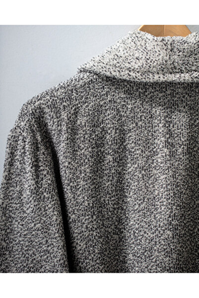 Madame Coco Μπουρνούζι Unisex Anthracite - 100% βαμβάκι, νήμα Brest βαμμένο με νήμα