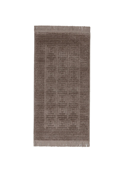 Madame Coco Laura Saçaklı Halı - Vizon - 80x300 Cm