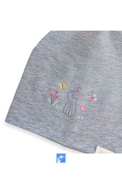 Kardelen Butik Denizli 100% Cotton Double Layer Baby Girl Combed Cotton Beret (0-18 Months)