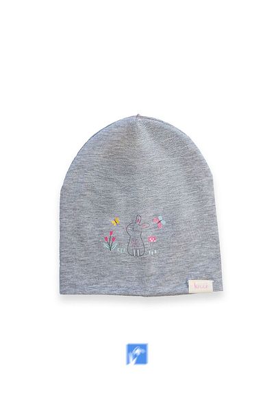 Kardelen Butik Denizli 100% Cotton Double Layer Baby Girl Combed Cotton Beret (0-18 Months)