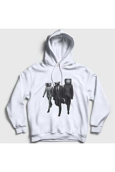 Presmono Φούτερ με κουκούλα Unisex Τουαλέτας Alliance Skibidi 479123 ττ