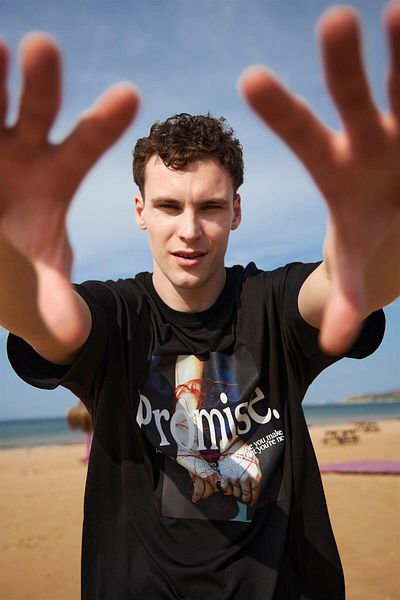 Trendiz Μαύρο μπλουζάκι Unisex Promise
