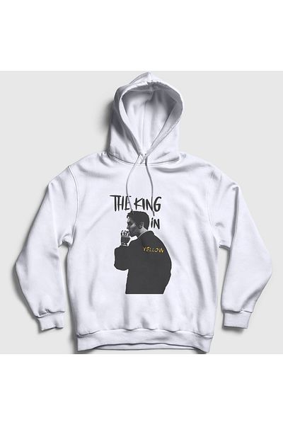 Presmono Λευκό φούτερ Unisex με κουκούλα True Detective Series - 477867 ττ