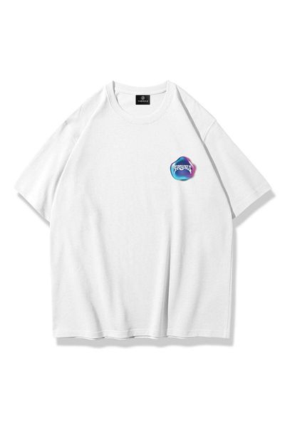 Trendiz Unisex Trouble Tshirt Λευκό