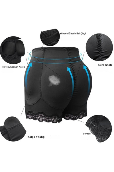 Pera fitol Kadın Yastıklı Popo Kaldırıcı Dolgunlaştırıcı Şekillendirici Pop-up Korse Kalça Hip Dips Basen Korse