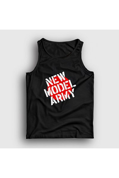 Presmono قميص رياضي أسود بشعار Rock Army - موديل جديد للجنسين 485581 تي تي