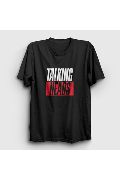 Presmono Talking Heads unisex crna T-shirt - 491928tt