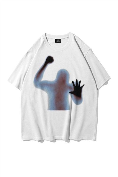 Trendiz Unisex Psycho Weißes T-Shirt