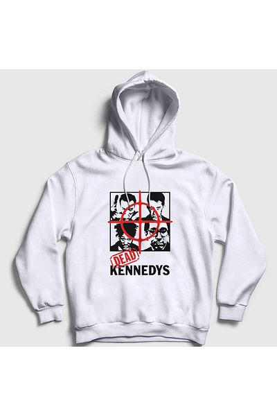 Presmono Φούτερ Dead Kennedys Unisex με λευκή κουκούλα - 488970 ττ