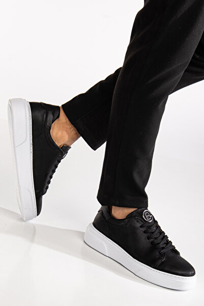 Sanvio Tarzkar Pánské černé denní flexibilní pohodlné prošívané lehké Eva podrážka vycházkové zaručené sportovní boty tenisky