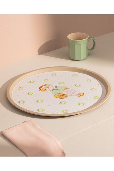Madame Coco Liana Bear Round Tray