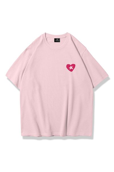 Trendiz Unisex Just Enjoy Tshirt Pink