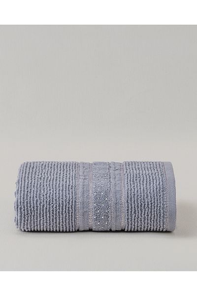 Madame Coco Alice Face Towel - Navy Blue - 50X80 cm