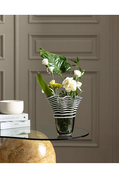 Madame Coco Honfleur Glass Vase - Medium Size Handmade