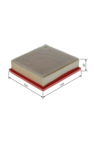 Bosch Mitsu L200 2.4 Di-D Bosch Diesel Air Filter 2015-2018