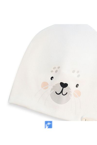 Kardelen Butik Denizli 100% Cotton Double Layer Baby Boy Combed Cotton Beret (0-18 Months)