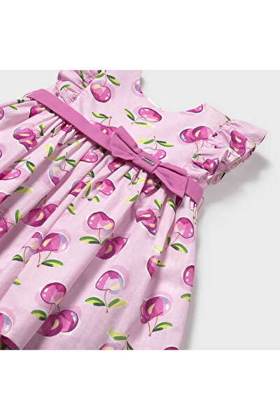 MAYORAL Kız Bebek Kiraz Desenli Pamuklu Elbise L25Y1914