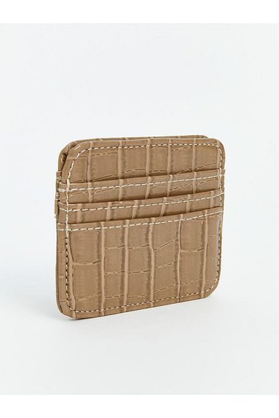 LC Waikiki New Season Leather Look Crocodile Patterned Women's Card Holder - S5J075Z8