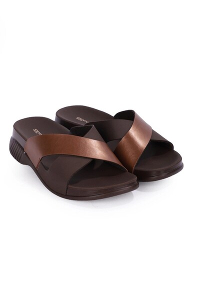 Ceyo Belize-16 Copper Color Anatomical Women's Slippers