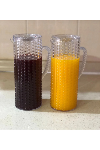 shop & home 1.5 LT Kırılmaz Boncuk Desenli Dekoratif Sürahi