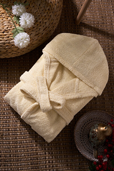 My Catherine Gonca Premium 100% Cotton Hooded Bathrobe |   High Water Absorbency and Luxurious Comfort |   Quick Drying