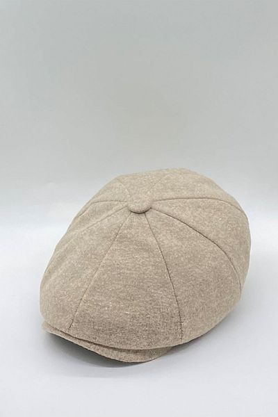 Hoppe Winter Stamp Mink Newsboy Peaky Blinders Cap Hat