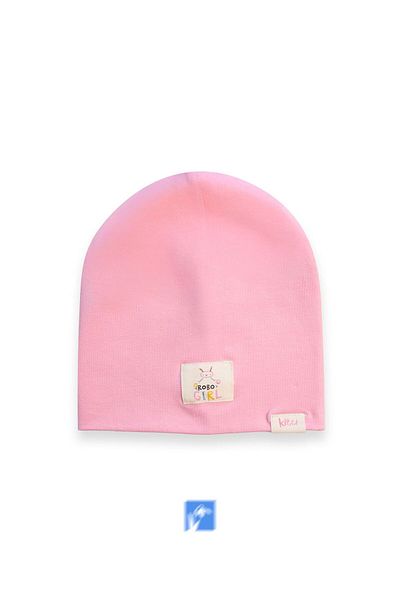Kardelen Butik Denizli 100% Cotton Double Layer Girl's Combed Cotton Cap (1-4 Years)