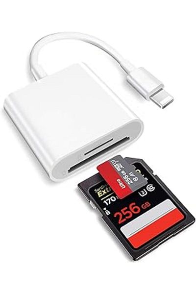 Mu Art Daytona Nk1022 Iphone Ipad Lightning إلى Sd Camera Reader Sd Micro Sd Card Reader Cable محول-bey