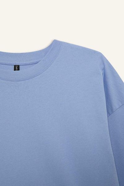 DeFacto Tricou cu mânecă scurtă din bumbac pieptănat, cu mânecă scurtă, cu croială largă, cu decolteu rotund C0099ax25sp