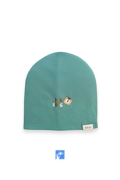 Kardelen Butik Denizli 100% Cotton Double Layer Boy's Combed Cotton Cap (1-4 Years)