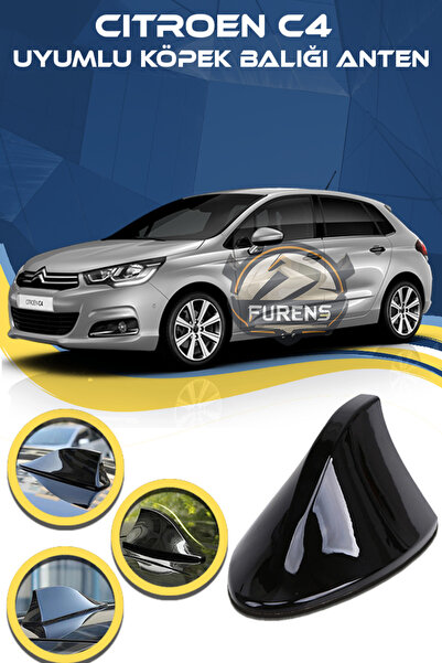 Genel Markalar Citroen C4 Uyumlu Oto Balık Sırtı Anten Elektrikli Köpekbalığı...