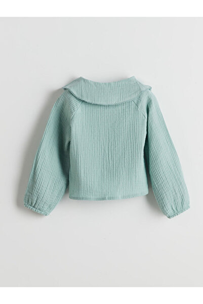 LC Waikiki Baby Collar Girl's Shirt and Pants 2-Piece