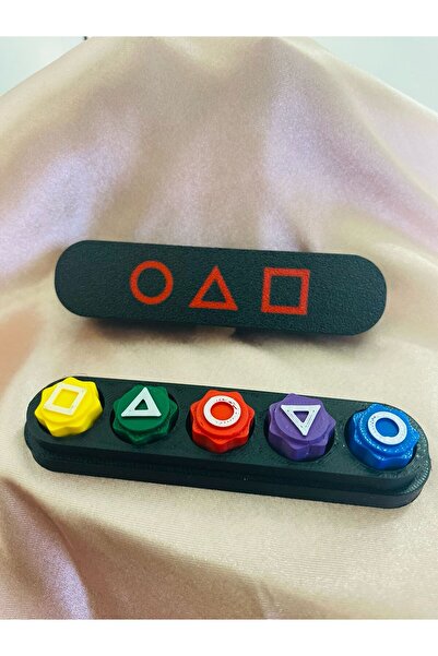 Eta3d لعبة الحبار 5 لعبة الحجر لعبة الحبار لعبة الأحجار الملونة نموذج رملي