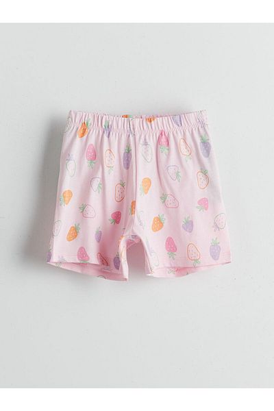 LC Waikiki Lcw Kids Pink Strawberry Girls Pajama Bottom