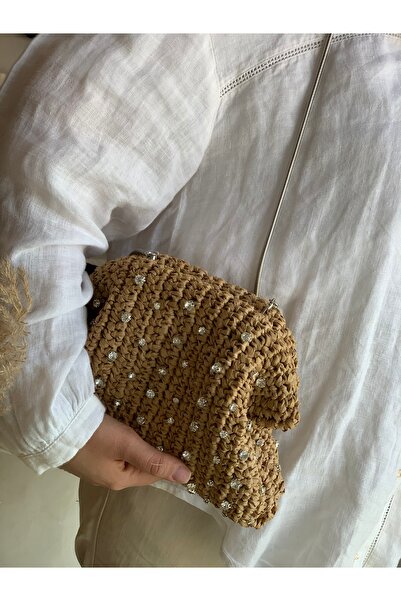 Fazeka Taşlı çanta,hasır çanta,kağıt ipten çanta,şık çanta,çapraz çanta,örgü ...