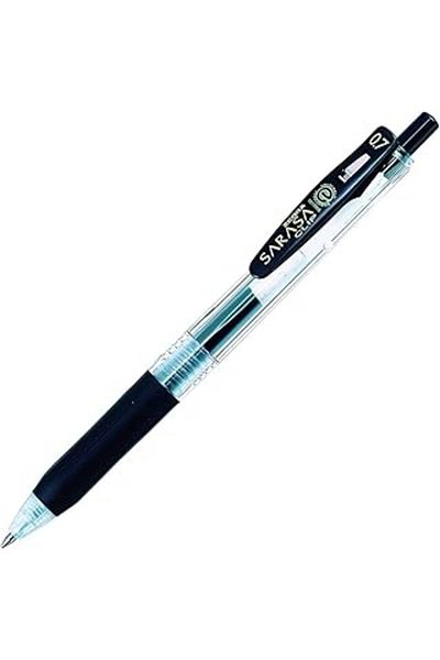 Mu Art Zebra Sarasa Clip Gel Pen 0.7 mm Black